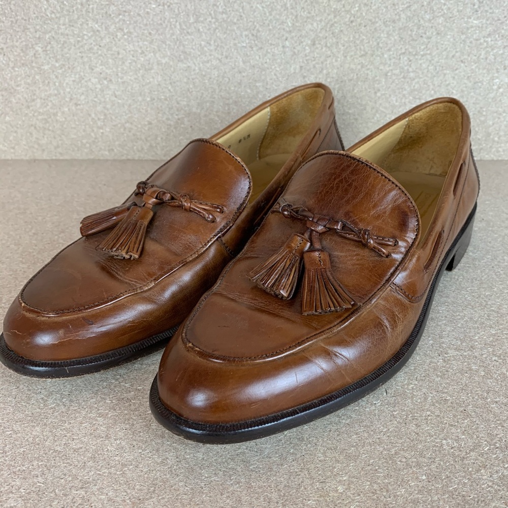 Johnston Murphy Cellini Leather Loafer Dress Shoes